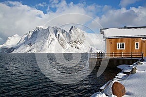 Morning in Sakrisoy at the Lofoten, Norway