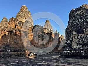 Morning Serenity: Sunrise Embraces East Baray Temple, Angkor Wat, Siem Reap, Cambodia