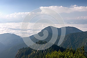 Morning on summer mountain ridge - Slovakia