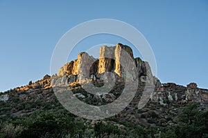 Morning Sun Hitting Casa Grande Peak