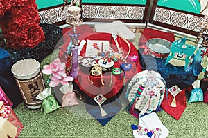 morning table for the first birthday of a Korean child