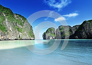 Morning time at Maya bay, Phi Phi Leh island