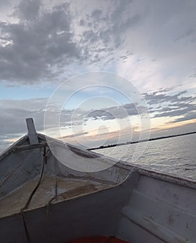 morning trip using sea transportation