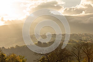 Morning view of the ancient village