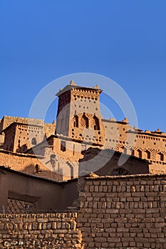 Morning view on casbah of Benhaddou