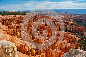 Morning view of the famous Bryce Canyon National Park from Inspiration Point