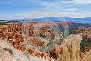 Morning view of the famous Bryce Canyon National Park from Inspiration Point