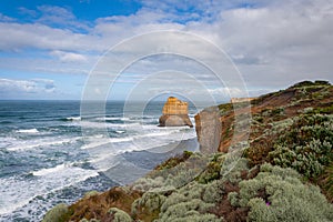 Morning view of the Gibson Steps at the Twelve Apostles, Great Ocean Road, Victoria, Australia