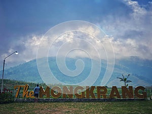 morning view on mongkrang tawangmangu hill