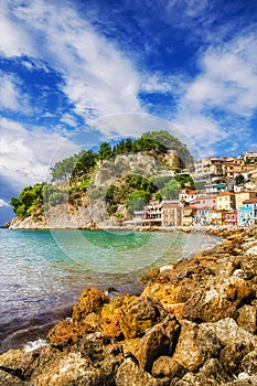 Morning view of Parga, Greece