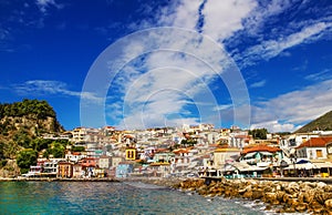 Morning view of Parga, Greece