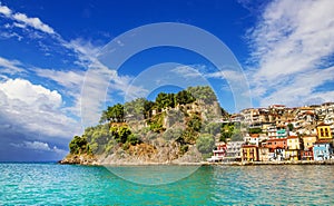 Morning view of Parga, Greece