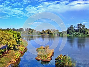 Morning view of Punggol river