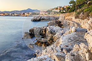 Coast and Port of Nice, France