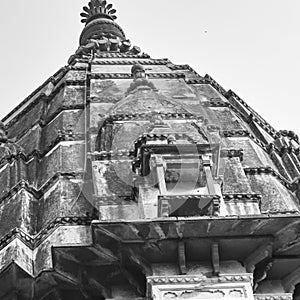 Morning View of Royal Cenotaphs Chhatris of Orchha, Madhya Pradesh, India, Orchha the lost city of India, Indian archaeological