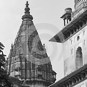 Morning View of Royal Cenotaphs Chhatris of Orchha, Madhya Pradesh, India, Orchha the lost city of India, Indian archaeological