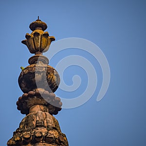 Morning View of Royal Cenotaphs Chhatris of Orchha, Madhya Pradesh, India, Orchha the lost city of India, Indian archaeological