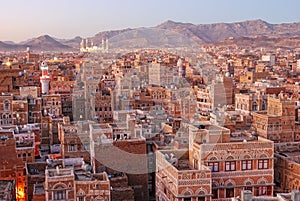 Morning view on Sanaa