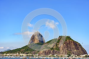 Morning view of the Sugar Loaf hill