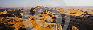 Morning view from Te Mata Peak, Hawke`s Bay, New Zealand