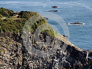 Morning view of Tengu no Hana observation point, one of the main viewpoints on Cape Ashizuri