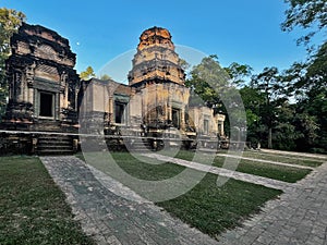 Morning Wonder:0 Sunrise Illuminates Prasat Kravan Temple, Angkor Wat, Siem Reap, Cambodia