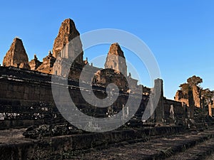 Morning Wonder: Sunrise Illuminates East Baray Temple, Angkor Wat, Siem Reap, Cambodia