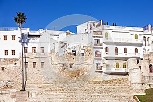 Moroccan ancient town Tanger, Morocco photo