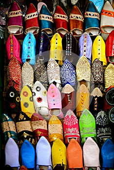 Moroccan Arabic traditional shoes