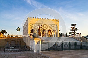 Moroccan architectural features of the mausoleum of Hassan V