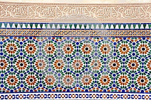 Moroccan architecture details