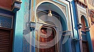 Moroccan Architecture Engrave , AI Generated Image