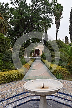 Moroccan architecture garden