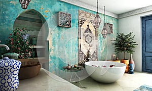 Moroccan bathroom