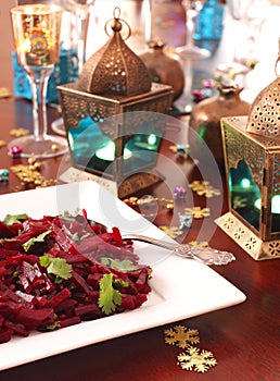 Moroccan beet salad