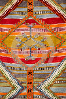 Moroccan Berber carpet background photo