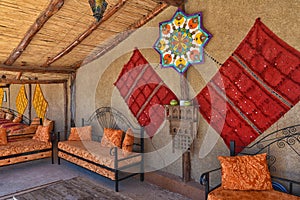 Moroccan berber house interior