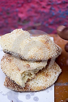 Moroccan bread with sesame seeds