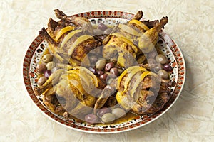 Moroccan chicken dish