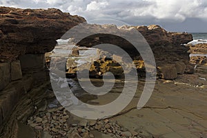 Moroccan coast in Dar Bouazza