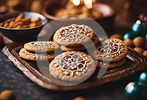 Moroccan cookies Traditional festive fekkas