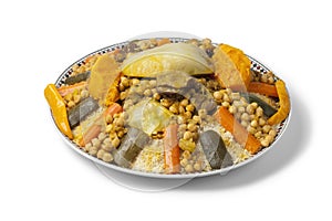 Moroccan couscous dish