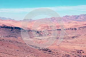 Moroccan desert landscape