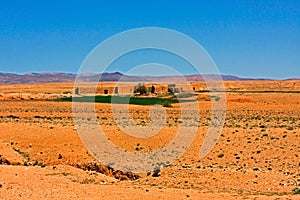 Moroccan desert landscape