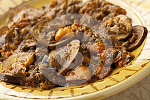Moroccan eggplant salad