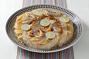 Moroccan fish pastilla