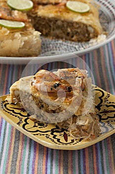 Moroccan fish pastilla