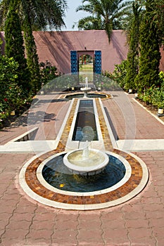 Moroccan fountain style.