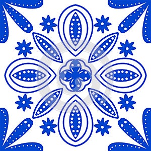 Moroccan geometrical interior patchwork. Azulejo moroccan wallpaper