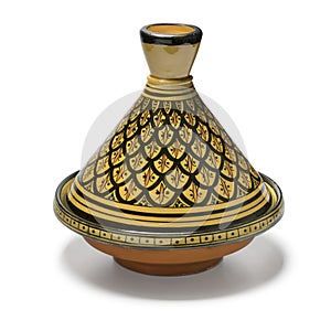 Moroccan handmade decorated tagine